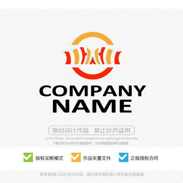鱼双鱼标志水产logo设计模板下载 logo 吉祥物设计素材下的其它设计模板